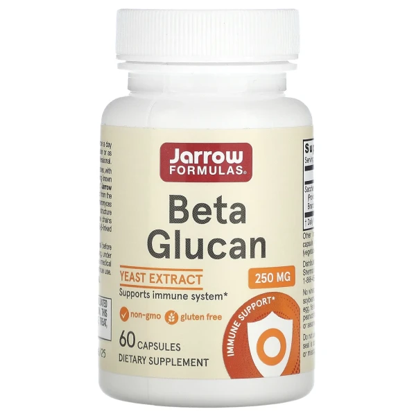 Бета-глюкан Jarrow Formulas (Beta Glucan) 250 мг 60 капсул