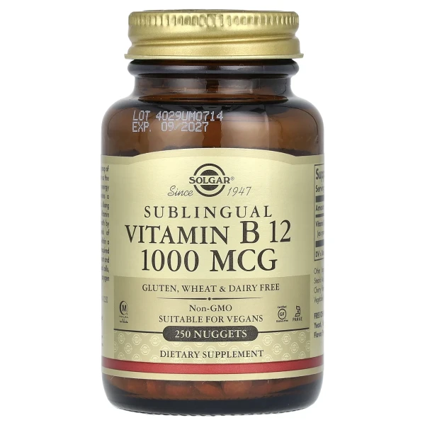 Вітамін В12 Solgar (Vitamin B12) 1000 мкг 250 таблеток
