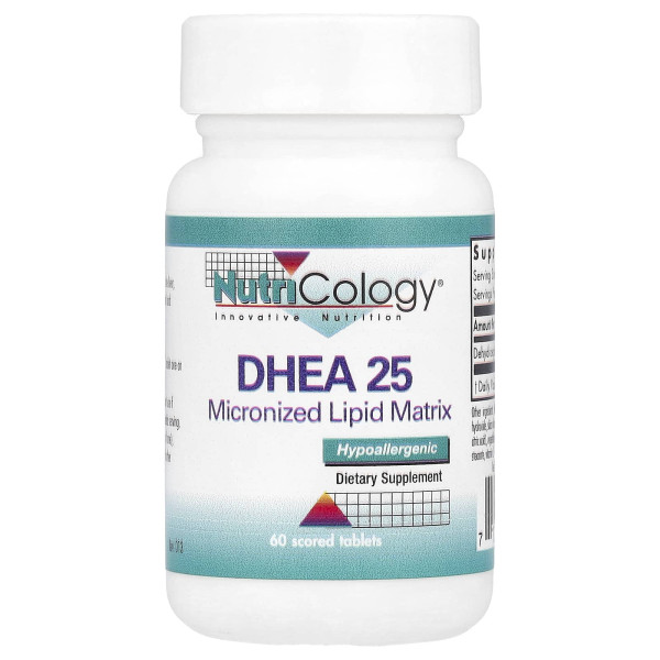 ДГЭА Nutricology (DHEA) 25 мг 60 таблеток
