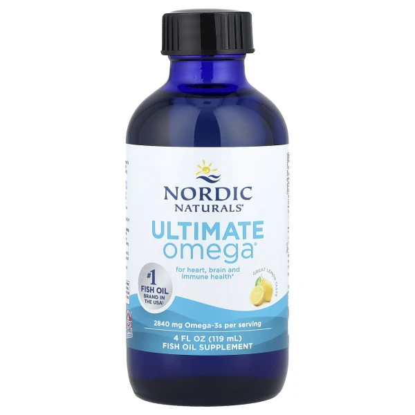 Концентрат риб'ячого жиру Nordic Naturals (Ultimate Omega) 119 мл зі смаком лимона