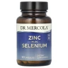 Цинк і селен Dr. Mercola (Zinc Plus Selenium) 30 капсул