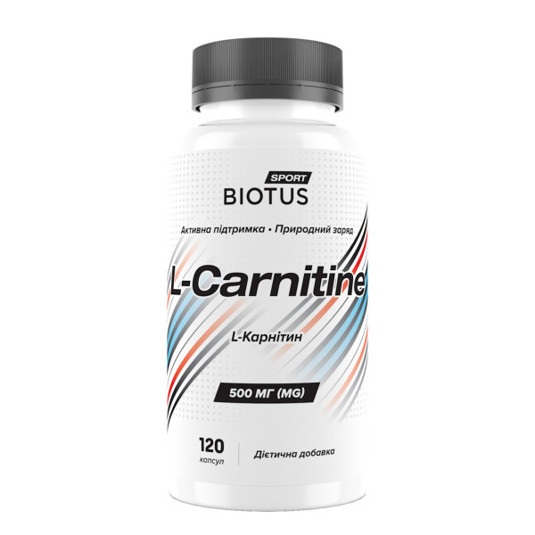 L-карнітин Biotus (L-Carnitine) 120 капсул
