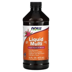 NOW Foods, Liquid Multi, Wild Berry Flavor, 16 fl oz (473 ml)