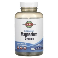 Гліцинат магнію високої абсорбції KAL (Magnesium Glycinate) 90 капсул