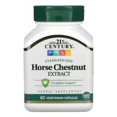 Екстракт кінського каштану 21st Century (Horse chestnut extract) 300 мг 60 капсул