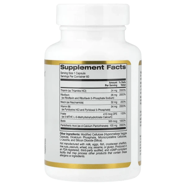 Комплекс вітамінів групи B (Vitamin B Complex) 60 капсул