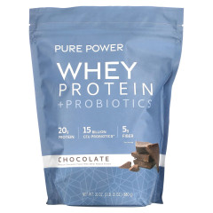 Сироватковий протеїн із пробіотиками (Whey Protein+Probiotics) 880 г зі смаком шоколаду