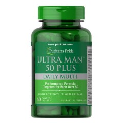 Мультивитамины для мужчин 50+ Puritan's Pride (Ultra Man 50 Plus) 60 таблеток