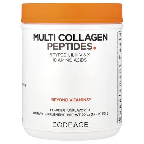 Коллагеновые пептиды Codeage (Multi Collagen Peptides) 567 г порошок
