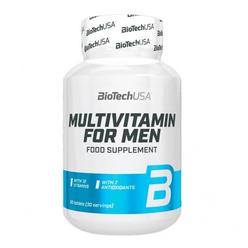 Мультивітаміни для чоловіків Biotech USA (Multivitamin For Men) 60 таблеток