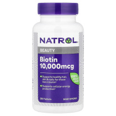 Natrol, біотин, 200 таблеток