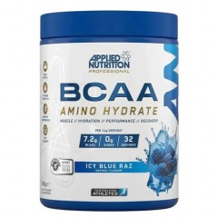 Амінокислоти BCAA з електролітами Applied Nutrition (BCAA Amino Hydrate) 450 г зі смаком синьої малини