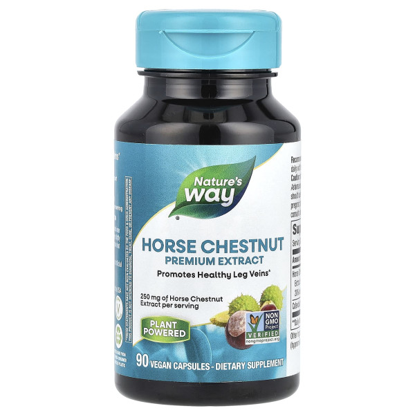 Экстракт конского каштана Nature's Way (Horse chestnut) 90 капсул