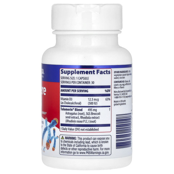 Тіломір плюс Enzymedica (Telomere Plus) 30 капсул