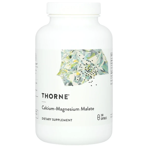 Малат кальцію та магнію Thorne Research (Calcium-Magnesium Malate) 100 мг/100 мг 240 капсул
