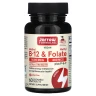 Метилфолат і метил B-12 Jarrow Formulas (Methyl B-12 & Methyl Folate Cherry Flavor) 5000/800 мкг 60 льодяників зі смаком вишні