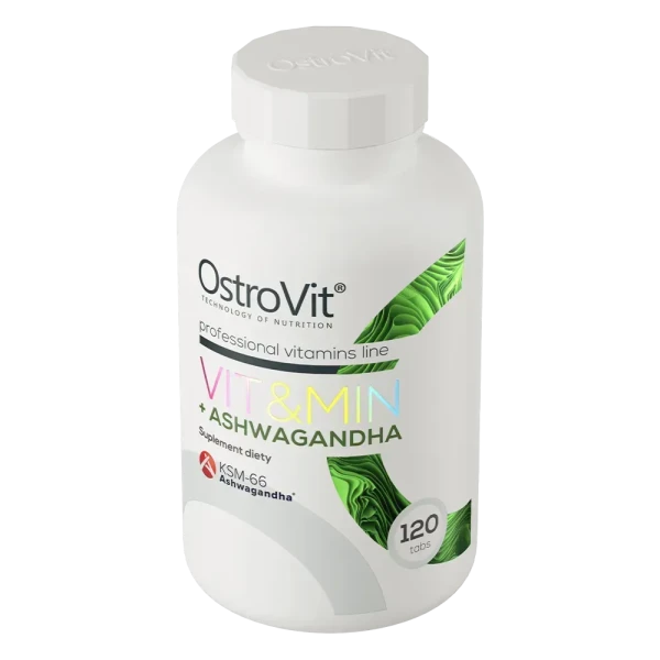 Ostrovit Вітаміни & мінерали + Ашваганда Vit&Min + Ashwagandha 120 таблеток
