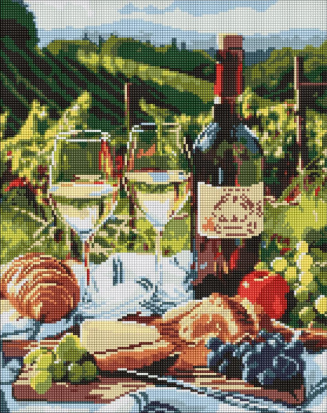 Алмазна мозаїка/вишивка Романтична вечеря 40x50 Ideyka