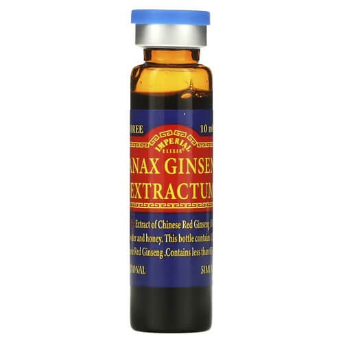 Екстракт червоного женьшеню Imperial Elixir (Chinese Red Panax Ginseng Extractum) 10 флаконів по 10 мл