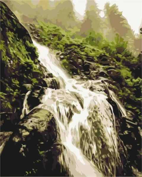 Картина по номерам Шум водопада Brushme 40x50