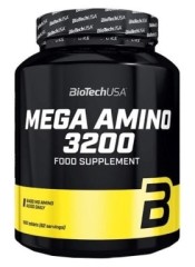 Мега комплекс амінокислот 3200 мг BioTech USA (Mega Amino 3200) 500 таблеток
