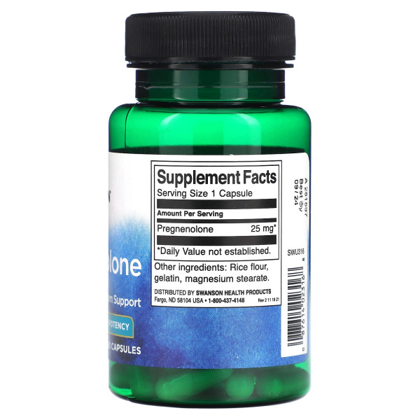 Прегненолон (Pregnenolone) 25 мг 60 капсул