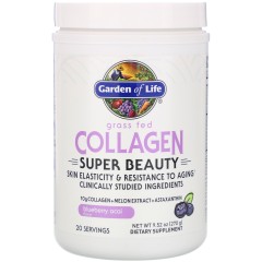 Колаген Grass Fed Collagen Garden of Life (Collagen) 270 г зі смаком чорниці асаї