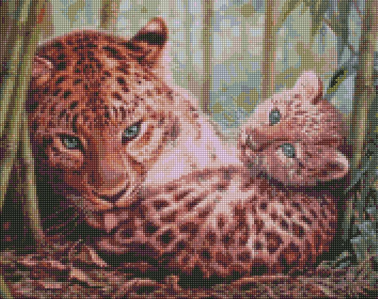 Алмазна мозаїка Ніжність ©Сергій Лобач 40x50 Ideyka