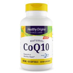 Коензим Q10, Healthy Origins, Kaneka Q10 (CoQ10 Gels), 100 мг, 60 капсул