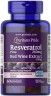 Ресвератрол з екстрактом червоного вина 250 мг Puritan's Pride (Resveratrol Red Wine Extract) 60 рідких капсул