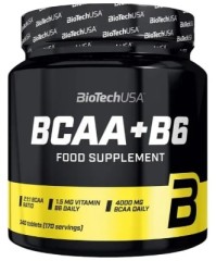 Амінокислоти розгалужені BCAA 340 таблеток BioTech USA (BCAA+B6)