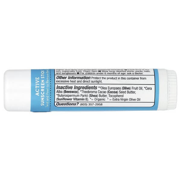 Сонцезахисний стік для обличчя SPF 35 Badger (Active Sunscreen Stick) 18.4 г