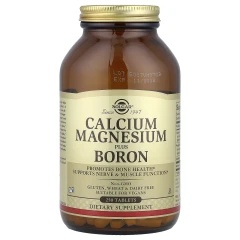 Кальцій магній плюс бор Solgar (Calcium Magnesium Plus Boron) 1000 мг400 мг3000 мг 250 таблеток
