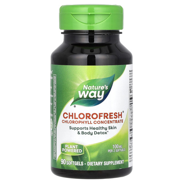 Концентрований хлорофіл Nature's Way (Chlorofresh) 90 капсул