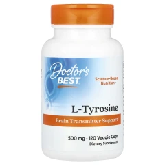 Л-Тирозин Doctor's Best (L-tyrosine) 500 мг 120 капсул