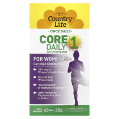 Мультивітаміни для жінок 50+ Country Life (Core Daily-1 For Women 50+) 60 таблеток