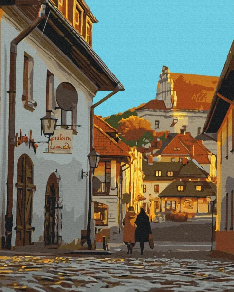 Картина за номерами Вуличка старого міста Brushme 40x50