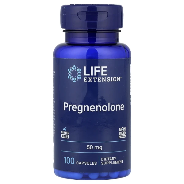 Прегненолон Life Extension (Pregnenolone) 50 мг 100 капсул