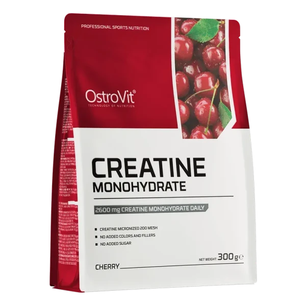 Креатин моногідрат Ostrovit Creatine Monohydrate вишня 300 г