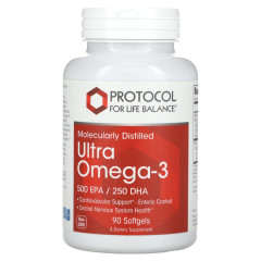 Омега-3 Ультра Protocol for Life Balance (Ultra Omega-3) 500 ЕПК/250 ДГК 90 гелевих капсул