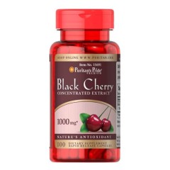 Экстракт черной вишни 1000 мг Puritan's Pride (Black Cherry Extract) 100 капсул