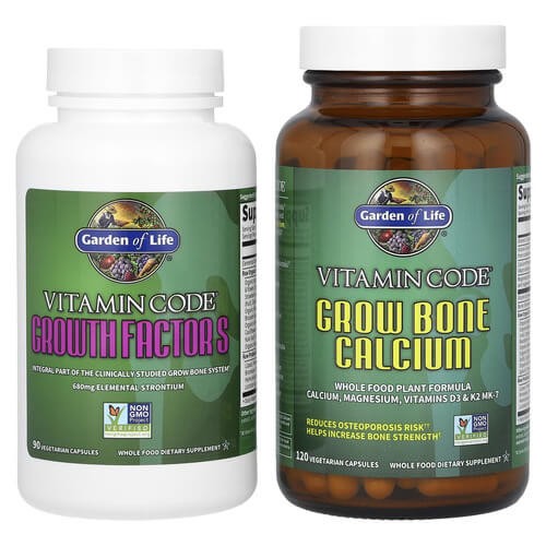 Витамины для здоровья костей Garden of Life (Vitamin Code Grow Bone System) 2 флакона