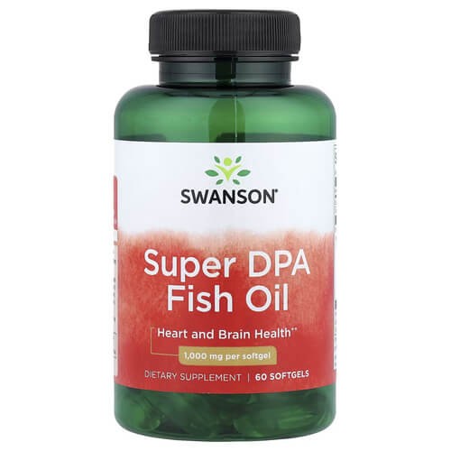 Рыбий жир 1000 мг Swanson (Fish Oil) 60 жидких капсул