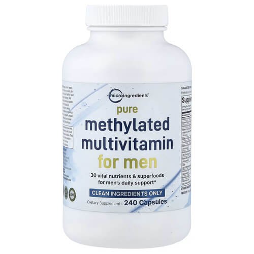 Мультивитамины для мужчин Micro Ingredients (Methylated Multivitamin for Men) 240 капсул