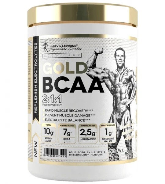 BCAA амінокислоти Kevin Levrone (Gold BCAA) 375 г зі смаком кавуна