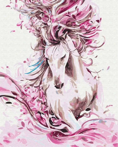 Картина за номерами Витончений кінь  Brushme 40x50