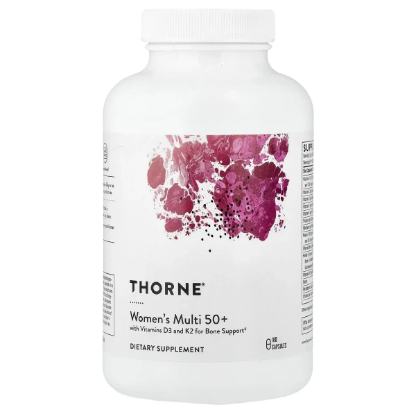 Мультивітаміни для жінок 50+ Thorne (Women's Multi 50+) 180 капсул
