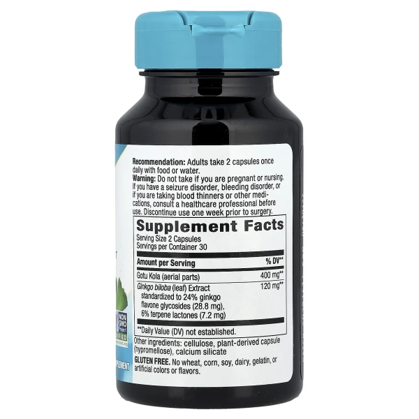 Премиальный экстракт Гинкго Nature's Way (Gingko Premium Extract) 60 капсул