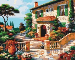 Картина за номерами Сонячна вулиця  Brushme 48x60