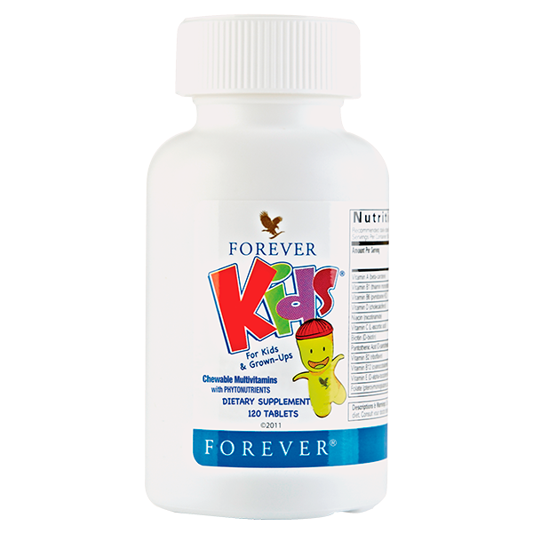 Мультивітаміни для дітей та підлітків Форевер Кідс (Forever Kids Multivitamins) 120 таблеток